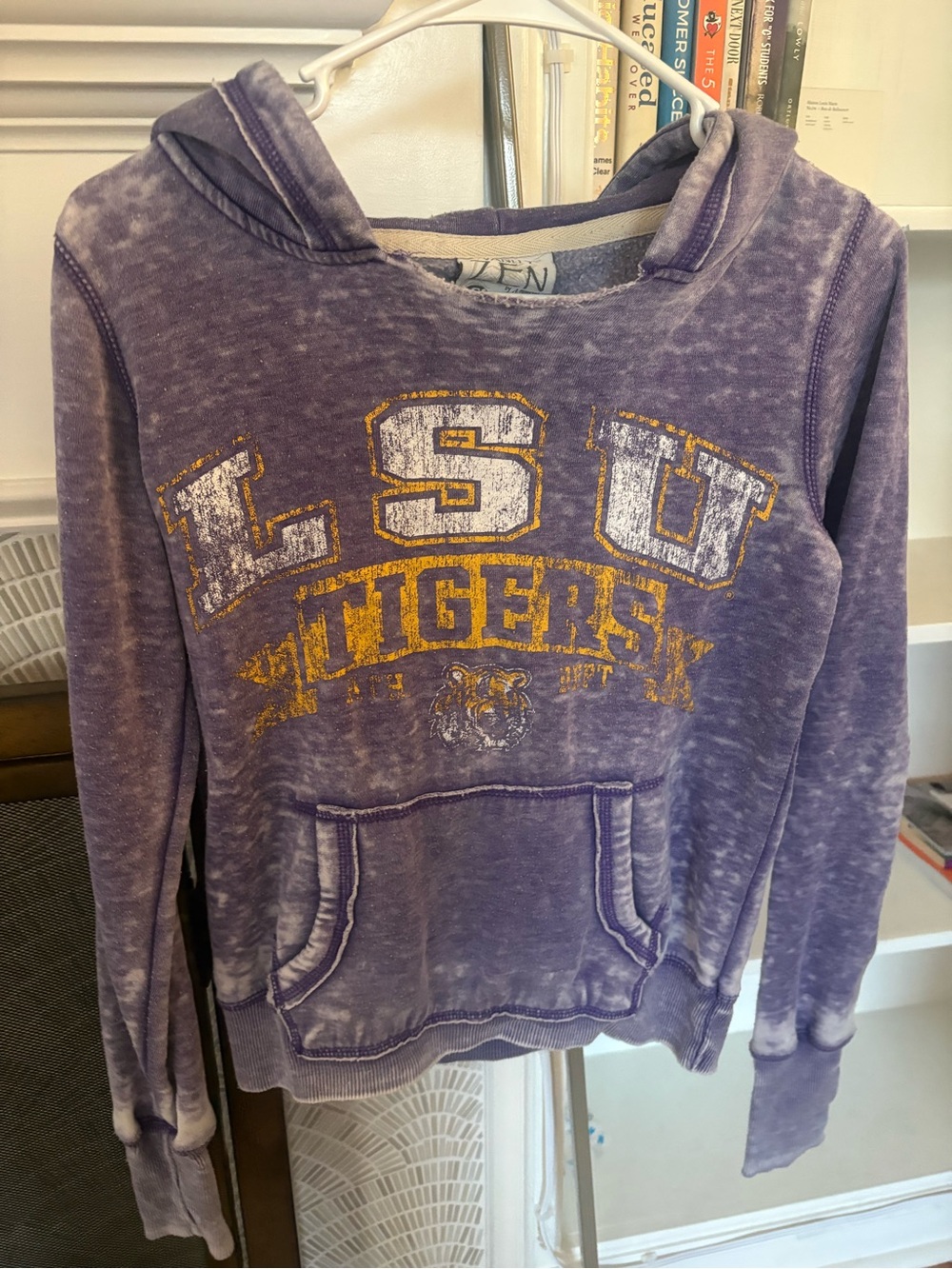 LSU Tigers Purple Hoodie Sweatshirt for Women